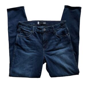 Kut from the Kloth Dark Blue Diana Fab Ab Skinny High-Rise Jeans, size 6